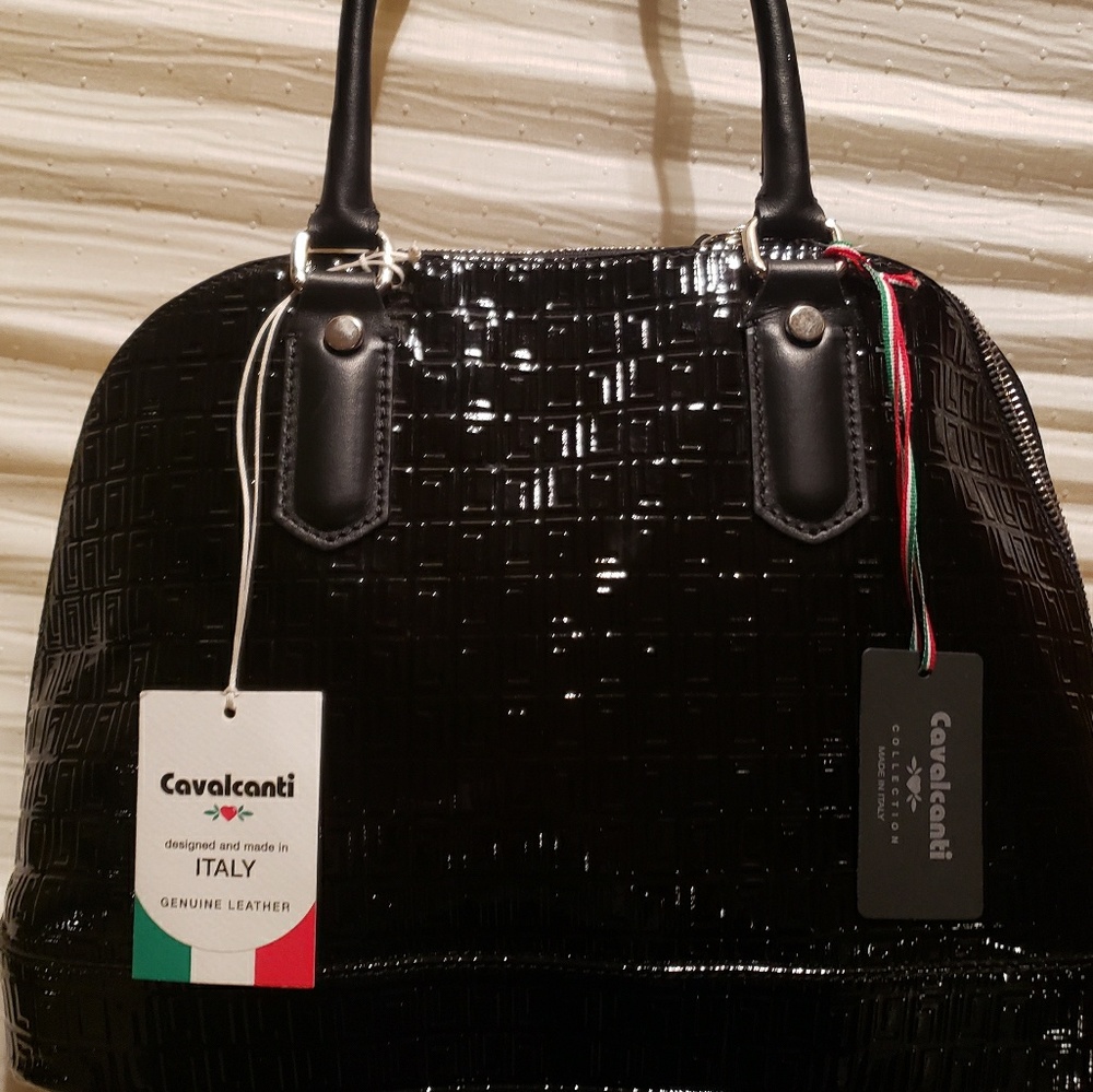 Brand new Cavalcanti Real Leather handbag Black